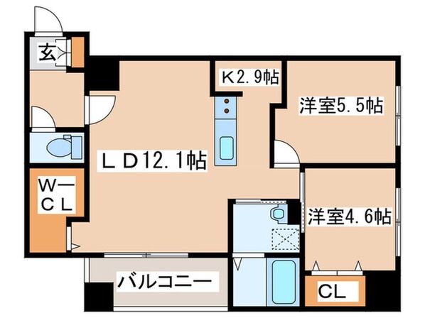 F006の物件間取画像